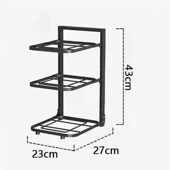 Topfdeckelhalter, Küche Pfannen Organizer Töpfe und Pfannen Aufbewahrung Organizer Topfdeckelhalte,