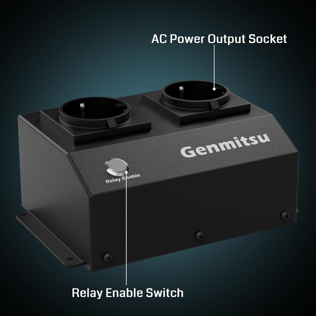 Genmitsu iMaticBox Relaismodulschalter für CNC-Fräsmaschinen, 12 VDC Smart PWM Signalsteuerungsrelai