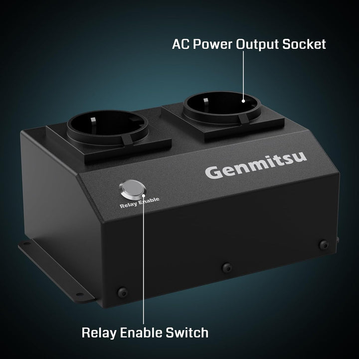 Genmitsu iMaticBox Relaismodulschalter für CNC-Fräsmaschinen, 12 VDC Smart PWM Signalsteuerungsrelai