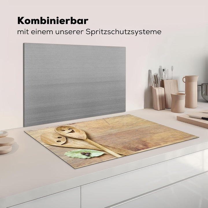 Herdabdeckplatte Einteilig Küche Herdabdeckung Induktionsfeld Ceranfeld Herdabdeckplatten Vinyl Matt