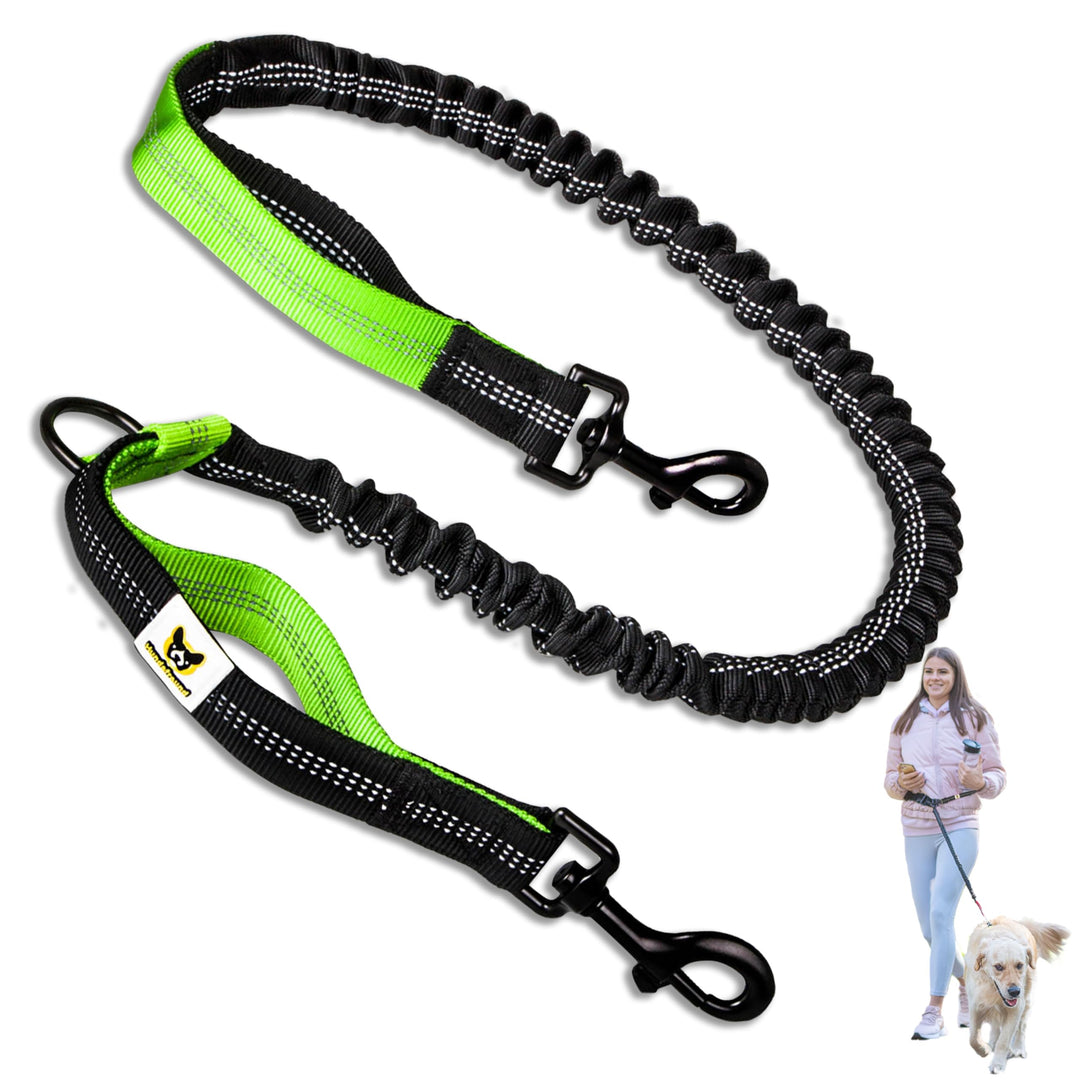Hundefreund Bungeeteil für Joggingleine | Verlängerung für Hundeleine | Ersatzleine mit elastischem