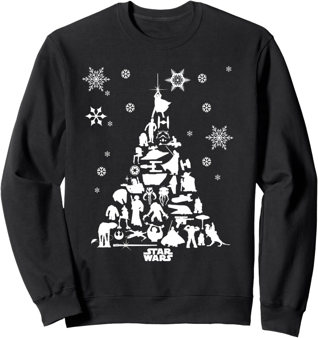 Weihnachten Star Wars Christmas Tree Sweatshirt