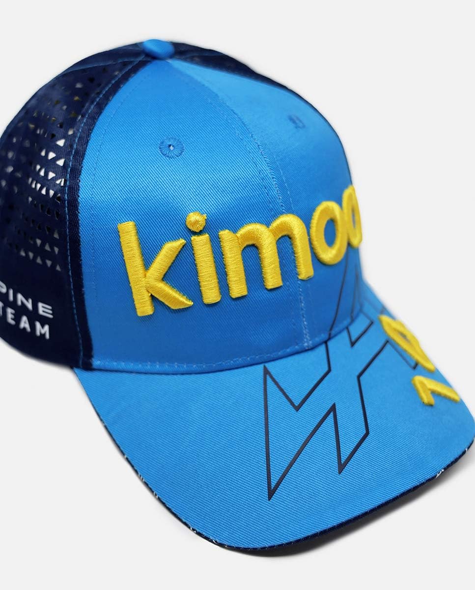 KIMOA Cap FA Alpine Cap 2021, Unisex, Formula 1 Cap, GO0S21912400, blau, L