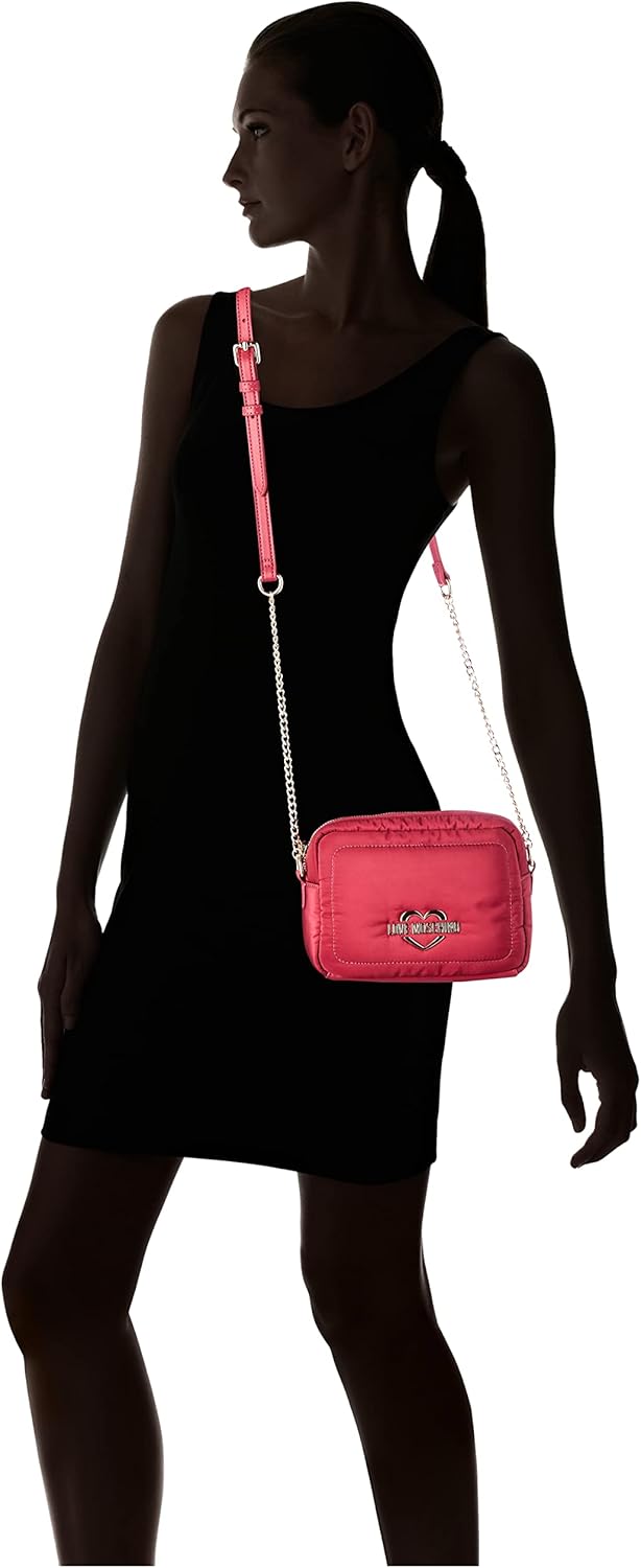 Love Moschino Damen Jc4055pp1fle1 Umhängetasche Fuchsia, Fuchsia