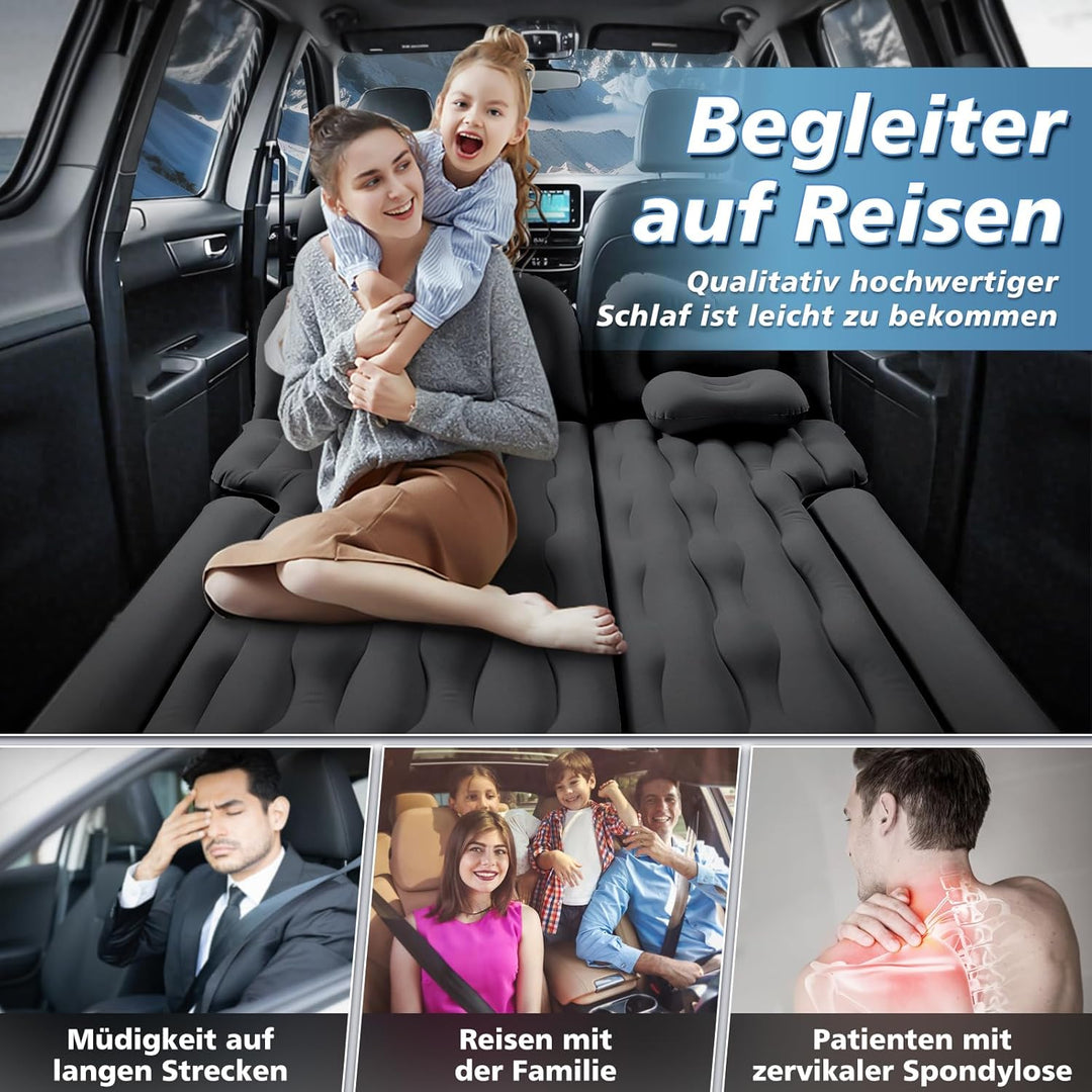 FORMIZON SUV Aufblasbare Matratze, 180 * 140cm Auto Luftmatratze, Aufblasbare Matratze Kofferraum mi