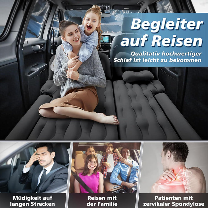 FORMIZON SUV Aufblasbare Matratze, 180 * 140cm Auto Luftmatratze, Aufblasbare Matratze Kofferraum mi