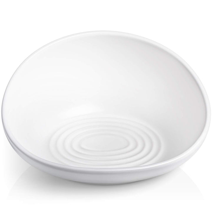 CatGuru Ceramic Cat Food Bowl High-Low Weiss, High-Low Weiss