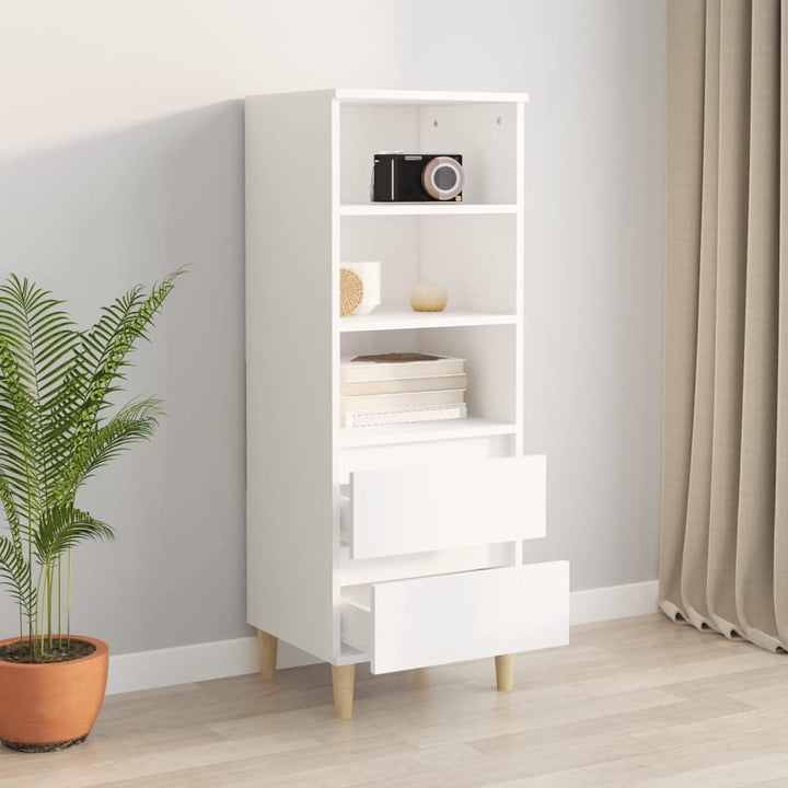 Tidyard Highboard Sideboard Kommode Vitrinenschrank Hochschrank Küchenschrank Bücherschrank Bücherre