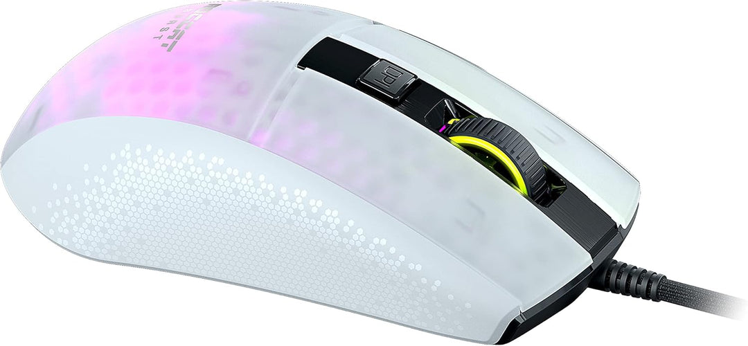 Roccat Burst Pro - Extrem leichte Optical Gaming Maus (hohe Präzision, Optischer Owl-Eye Sensor (100