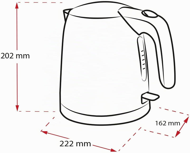 Wasserkocher - MELITTA - Prime Aqua mini, Edelstahl, Farbedition: Kupfer, 1.0 L, 2200 W, 1018-05, Ku