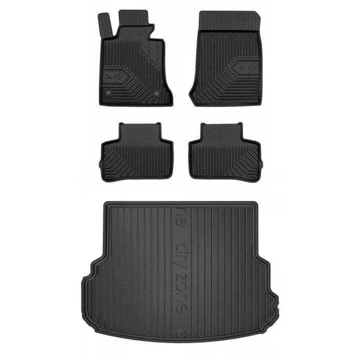 Satz Fussmatten und Gummimatte für Mercedes GLK X204 2008-2015