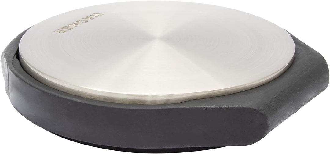 WAGNER Design-Boden-Türstopper SCREW OR GLUE DESIGN - Durchmesser Ø 90 x 105 x 20 mm, Zinkdruckguss