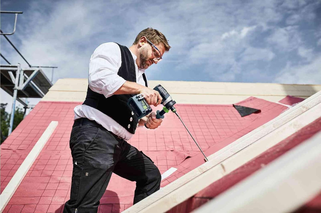 Festool Akku-Schlagbohrschrauber TPC 18/4 5,0/4,0 I-Set QUADRIVE (mit Akkupacks, Schnellladegerät, W