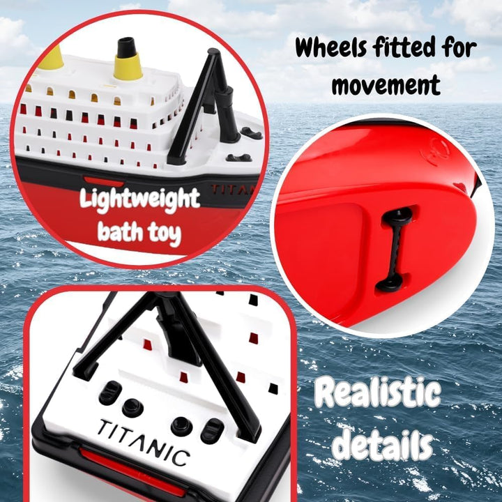 Toyland® 41 cm (16 Zoll) Titanic-Nachbildung, Spielzeugboot – Schwimmendes Wasserspielzeug für Kinde