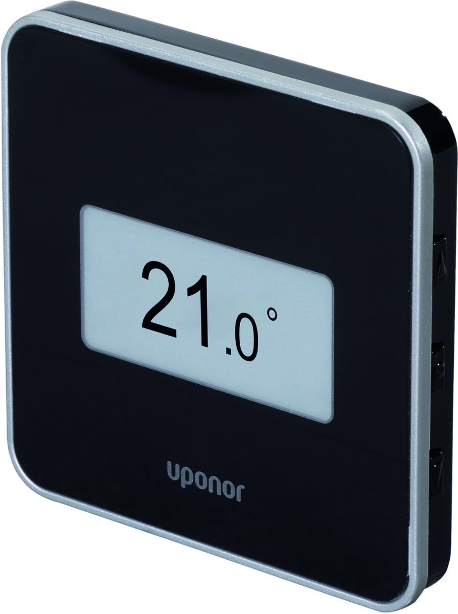 Uponor SMatrix Wave Style T-169 Raumthermostat Raumregler Raumregler 1087817 Schwarz