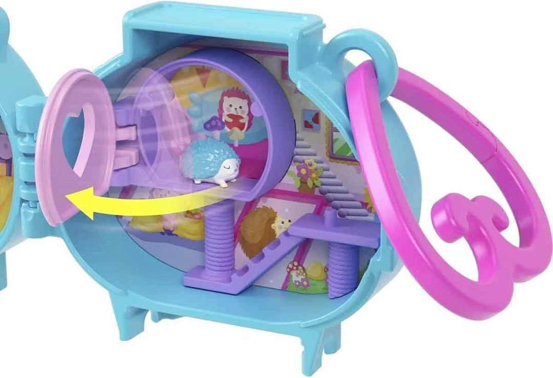 Polly Pocket Kuscheltiere Kompaktes Spielset GYV99 - Hedgehog Hxx23