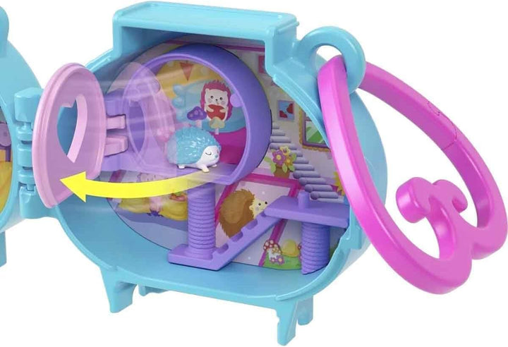 Polly Pocket Kuscheltiere Kompaktes Spielset GYV99 - Hedgehog Hxx23