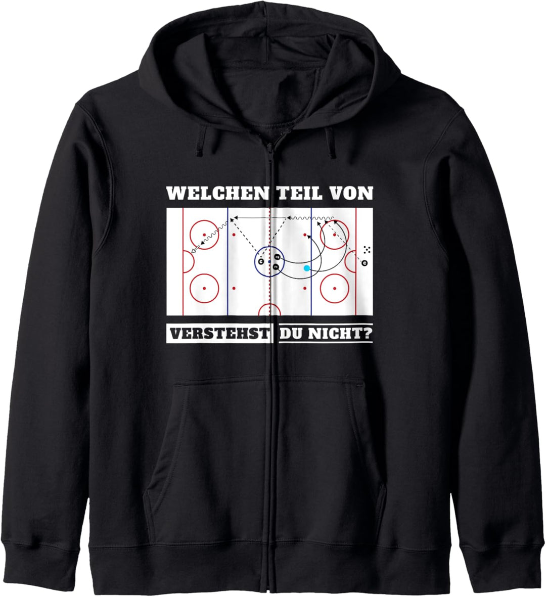 Eishockeyspiel Welchen Teil Von Eishockey Verstehst Du Nicht Kapuzenjacke
