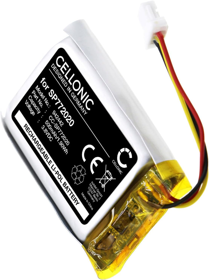 CELLONIC, Akku für Headset kompatibel mit Sony WF-1000XM5 (500mAh, 3.8V) Ersatzakku SP772020