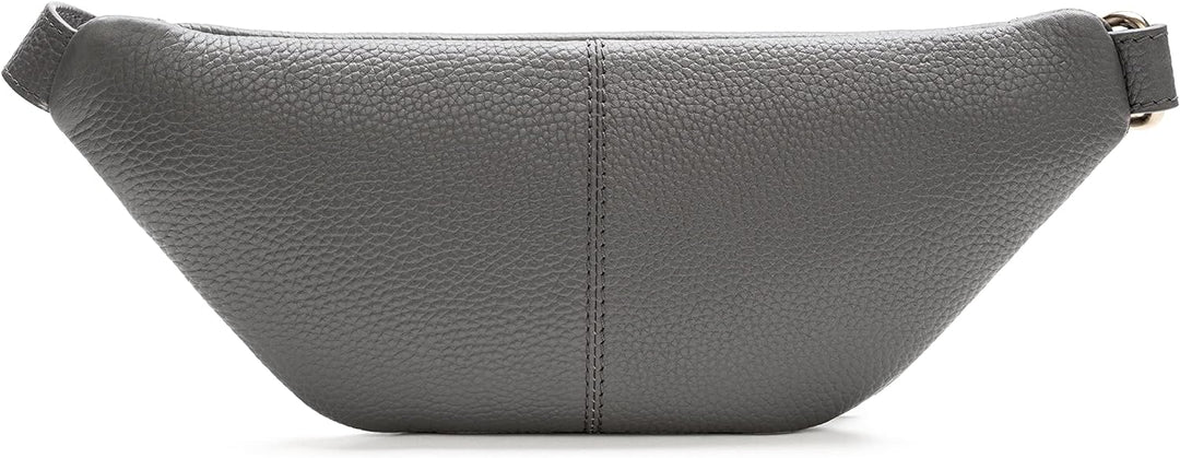 Lazarotti Bologna Leder Gürteltasche Damen | längenverstellbarer Tragegurt | grosse Bauchtasche 31 c