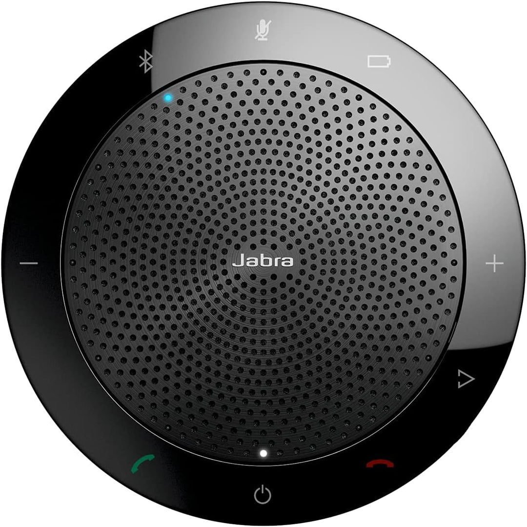 Jabra Speak 510 Speaker — Portable Bluetooth Speaker & Logitech C920 HD PRO Webcam, Full-HD 1080p, 7
