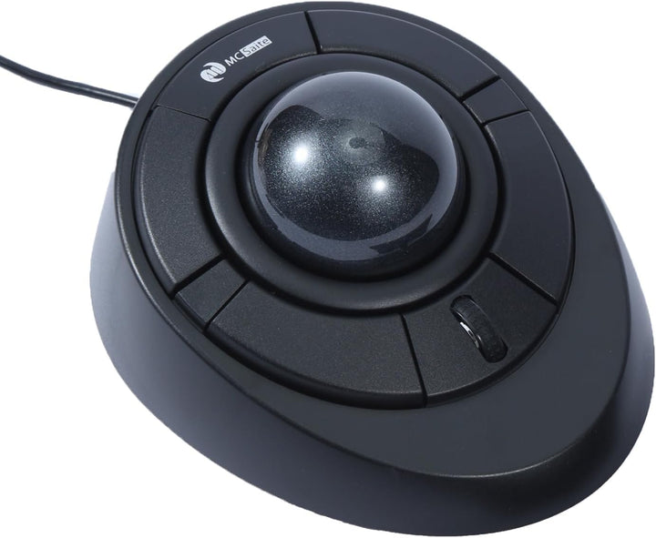 Wired Trackball Maus mit Scroll Wheel - Grauer Ball
