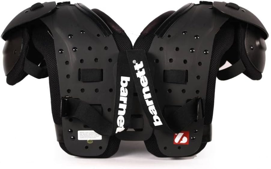 Shoulderpad Mark III American Football Schulterschutz Profi, Farbe schwarz XXL, XXL