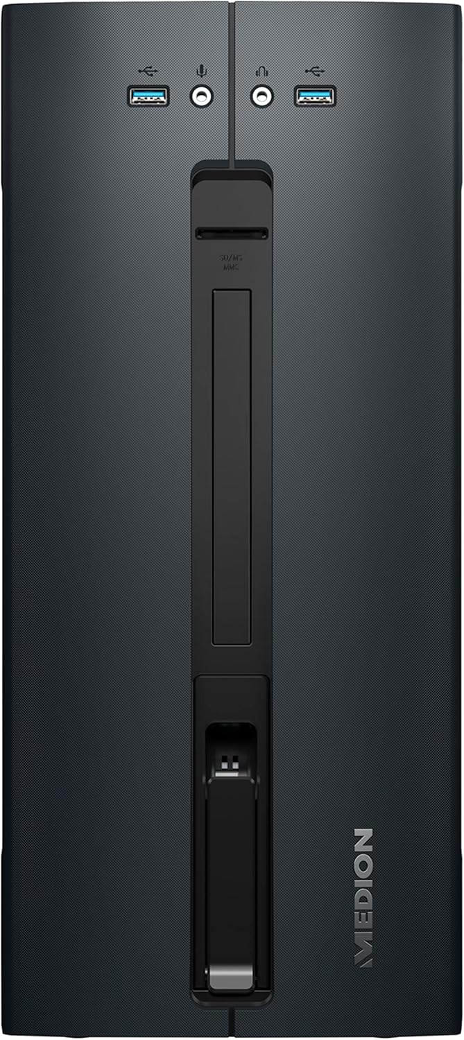 MEDION E22009 Desktop PC (Intel Gold G6405, 256 GB PCIe SSD, 8 GB DDR4 RAM, Hot-Swap, Win 10 Home) G