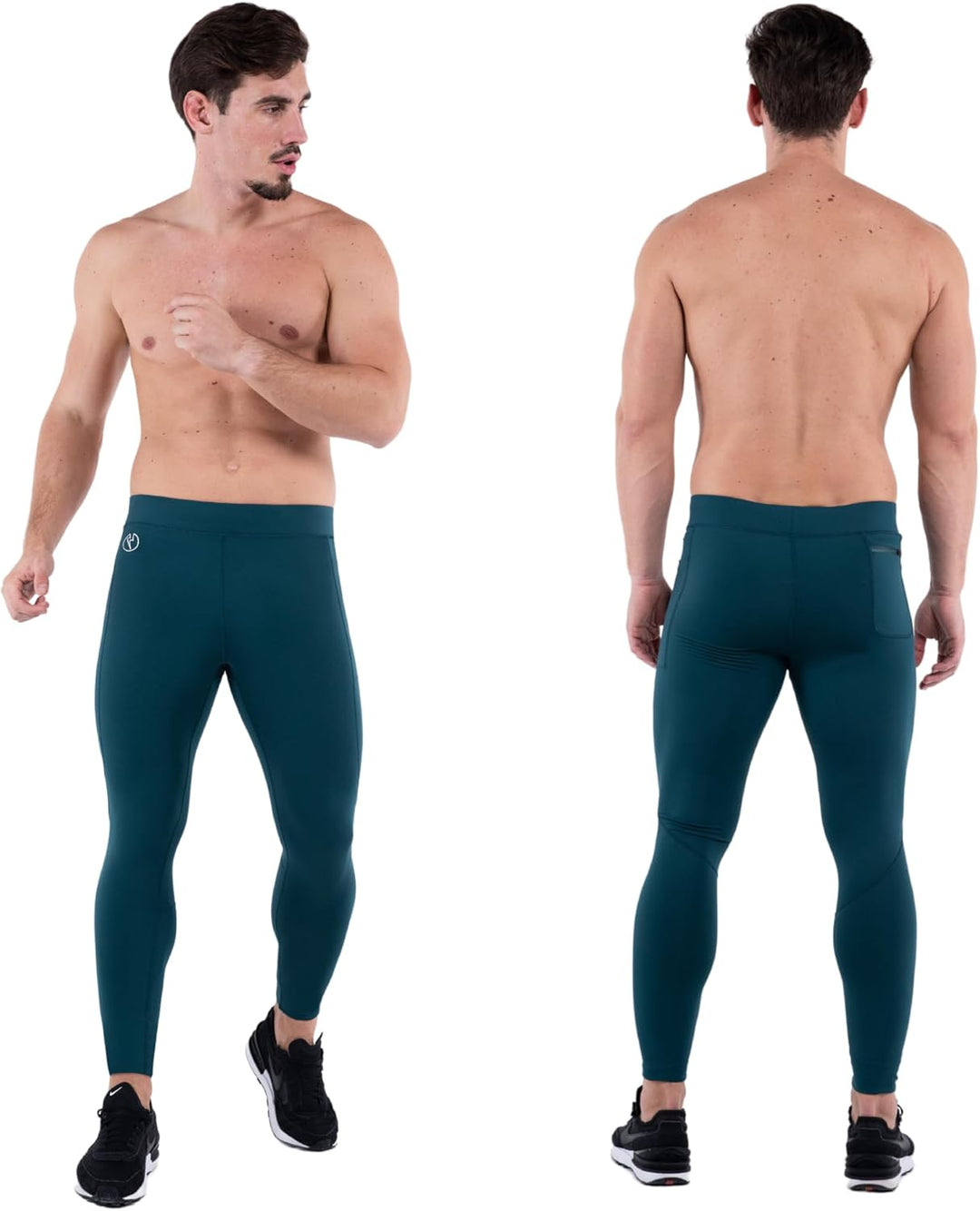 Kapow Meggings Performance PRO: Lange Sportleggings für Herren mit Kompression – Perfekt für Laufen,