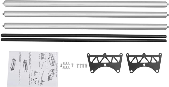 Teerpappenabroller aus Edelstahl,Tapetenabroller mit 3 Rollen,100x22x12.7cm,Abroller,Medien Rollenha
