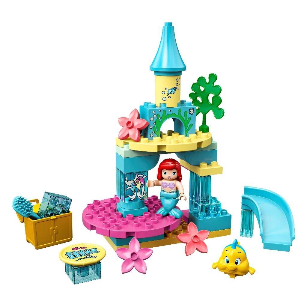 LEGO 10922 DUPLO Disney Princess Arielles Unterwasserschloss mit Arielle der kleinen Meerjungfrau Mi
