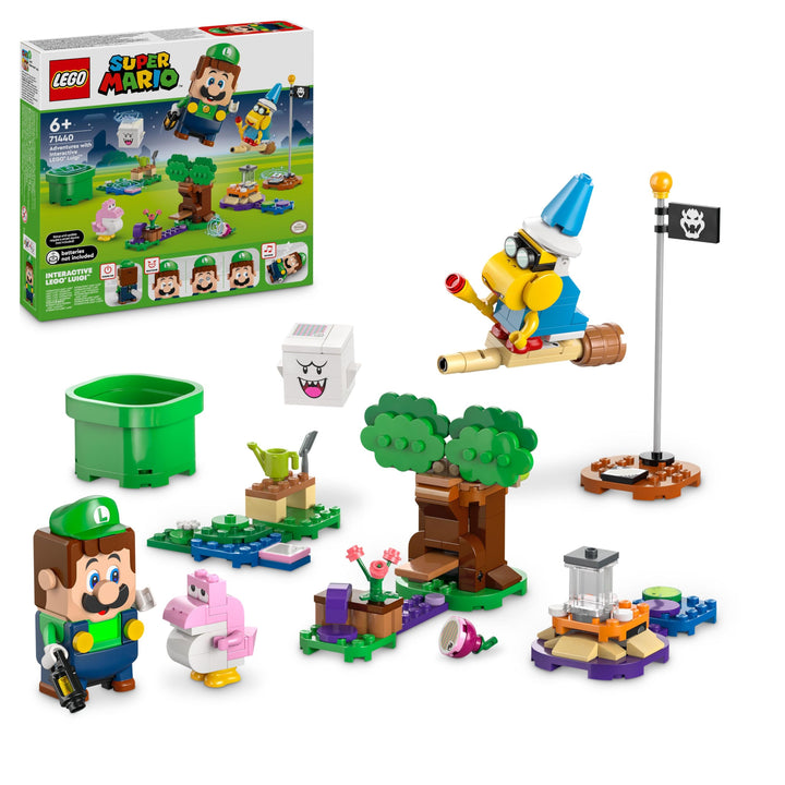 LEGO Super Mario Abenteuer mit dem interaktiven Luigi, Nintendo Geschenk für Jungen, Mädchen und Gam