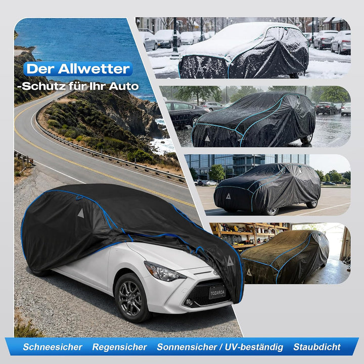 Hagelschutzplane Auto,Verdickte Eva Abdeckplane Vollgarage,wasserdichte Allwetter Autoabdeckung,Sonn