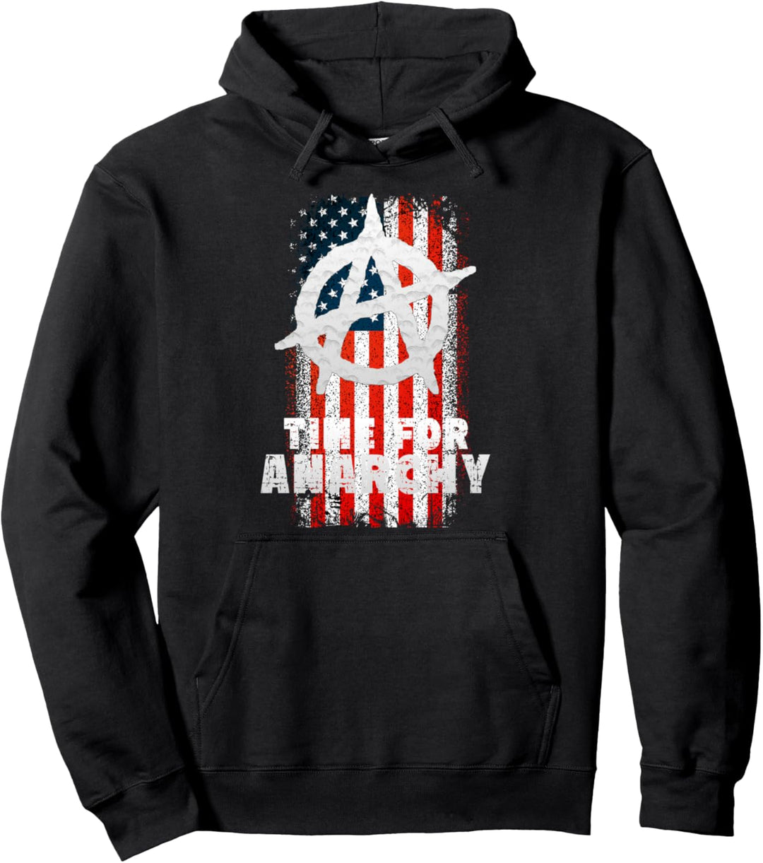 Anarchie, Freiheit, USA Flagge Punkrock, Anarchie Pullover Hoodie