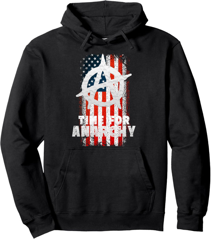 Anarchie, Freiheit, USA Flagge Punkrock, Anarchie Pullover Hoodie