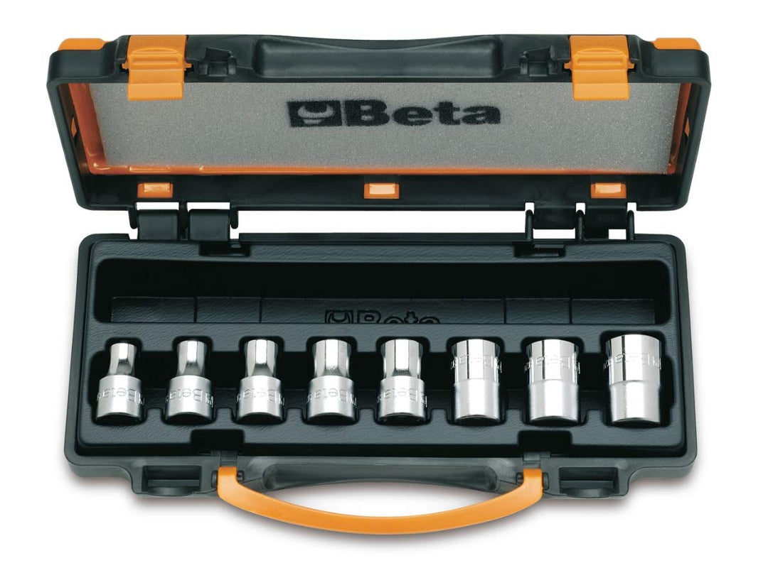 Beta 920FTX/C8 - Steckschlüsselsatz, 8teilig, für Torx®-Schrauben (Art. 920FTX), im Kasten