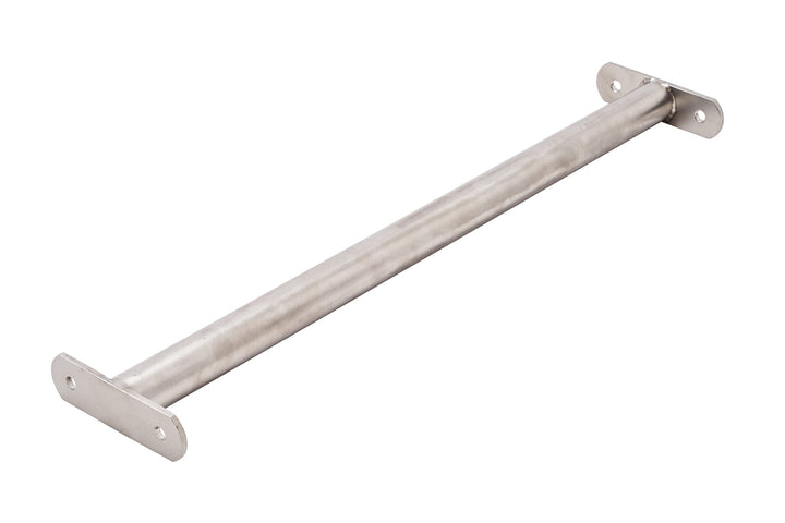 TRIBECCO® Reckstange Turnstange Gymnastikstange Metallstange 60 cm INOX, 60 cm INOX