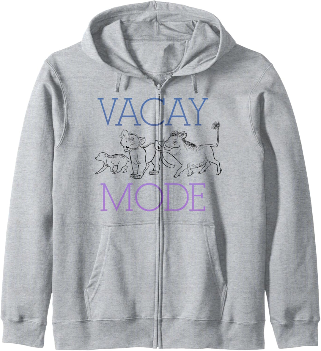Disney The Lion King Live Action Sketch Vacay Mode Kapuzenjacke