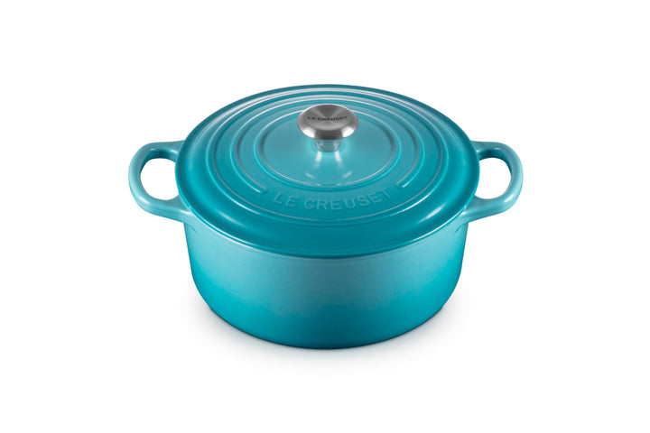 Le Creuset Signature Gusseisen-Bräter mit Deckel, Ø 22 cm, Rund, Für alle Herdarten und Induktion ge