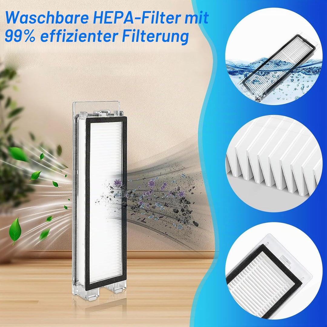 Ersatzteile Zubehör für Xiaomi Roborock S5 Max S6 MaxV S6 Pure S6 Max S50 S51 S55 S5 S60 S65 S6, 2 H