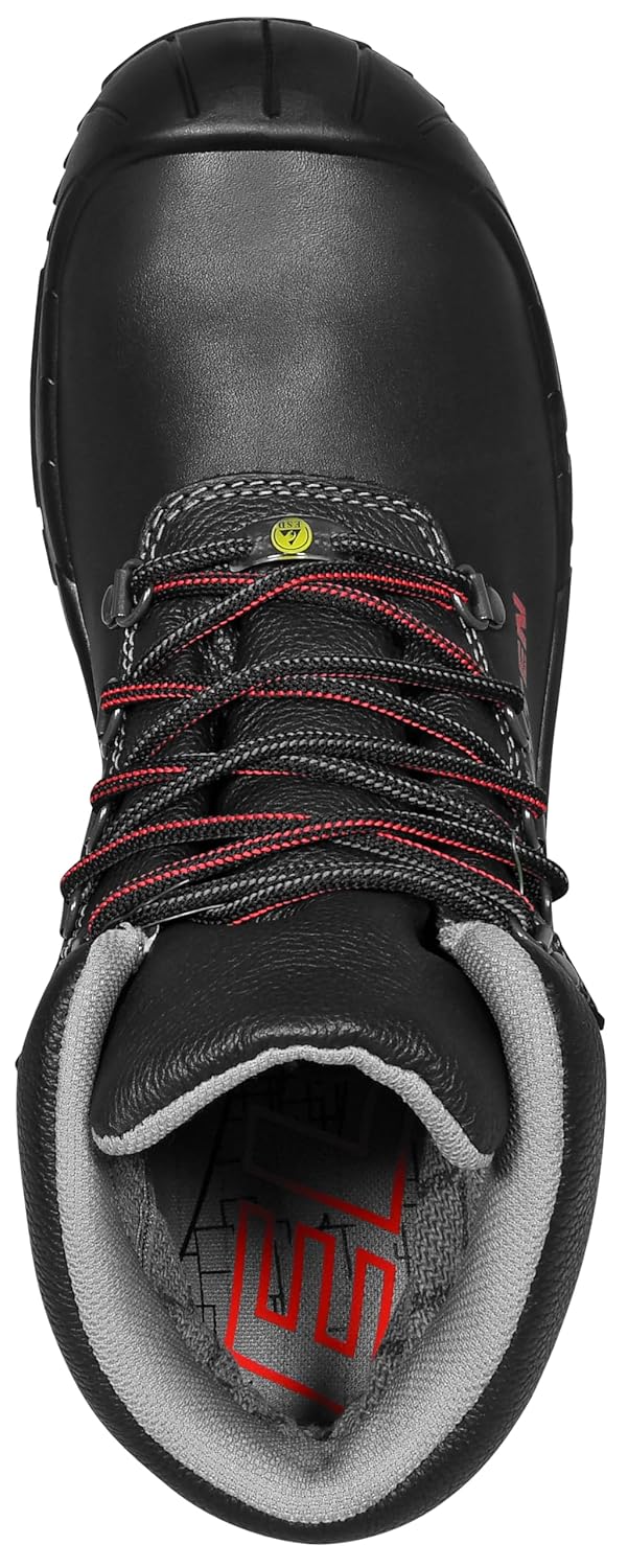 ELTEN Sicherheitsschuhe RENZO GTX XW Mid ESD S3 CI, Herren, Leder, Stahlkappe, leicht, robust, Schwa