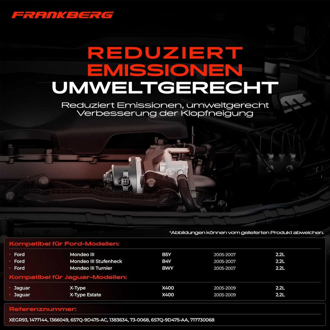 AGR-Ventil Abgasrückführung für Mondeo III B5Y B4Y BWY X-Type CF1 2.2L Diesel 2005-2009 1477144