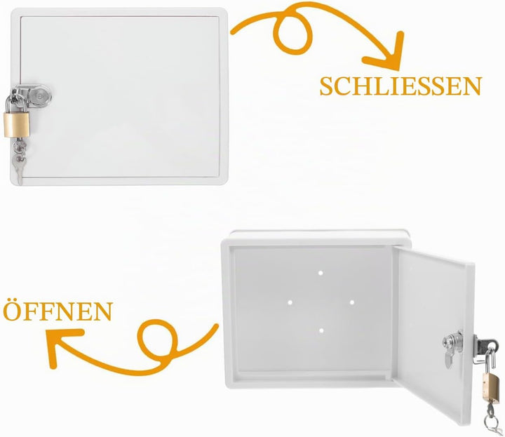 AbschliessBare Milchbox FüR Den AussEnbereich Tragbare Paketlieferbox Mit Schloss Isolierter Milchka