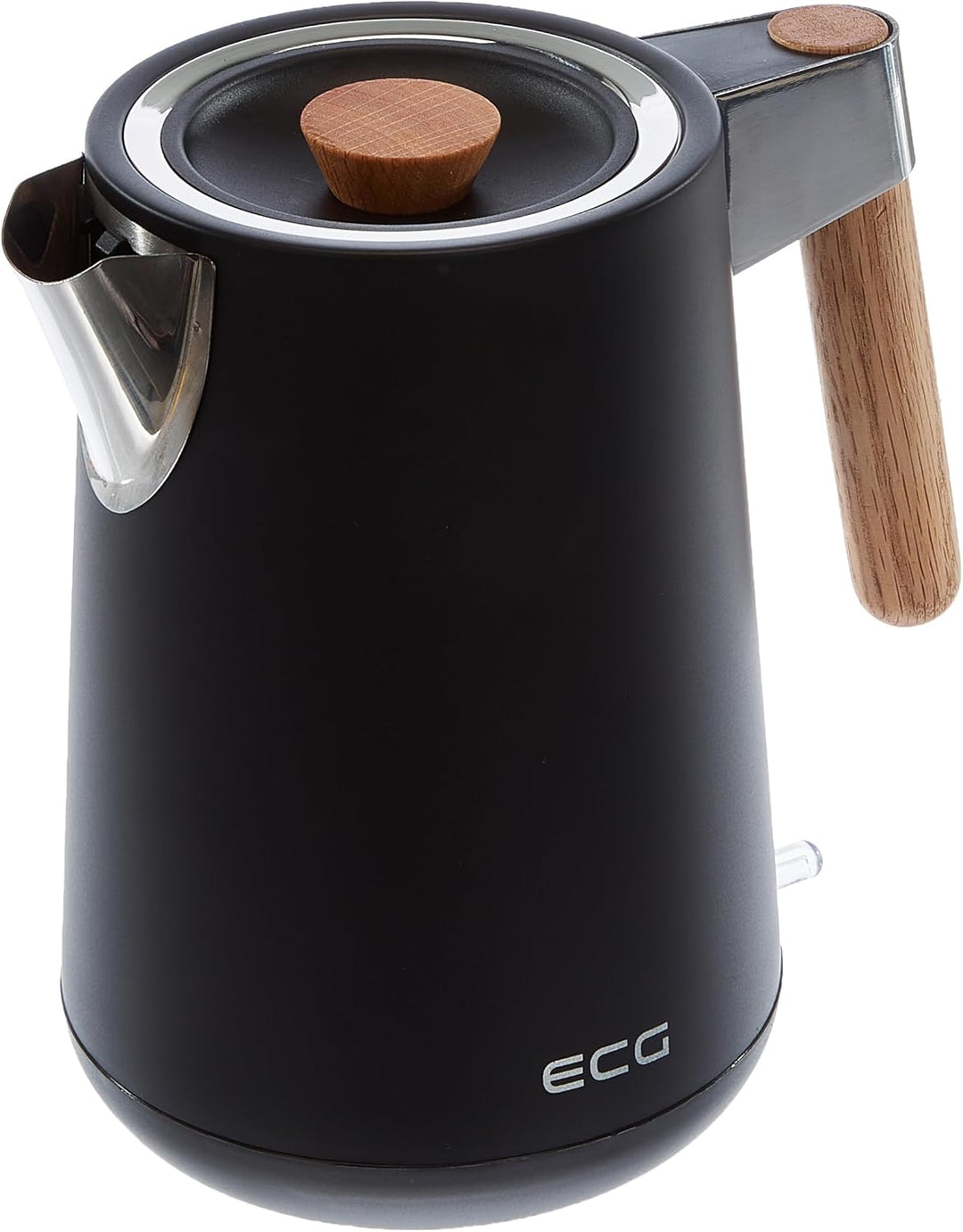 ECG RK 1768 Strix Timber Black 1.7 Liter Holz, Schwarz, 1.7 Liter Holz, Schwarz