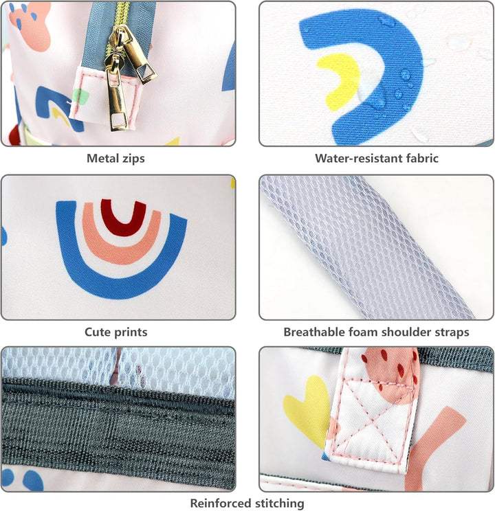 Wickeltasche Rucksack Baby Wickelrucksack Gross Windelrucksack Multifunktional Diaper Bag mit Mehrer