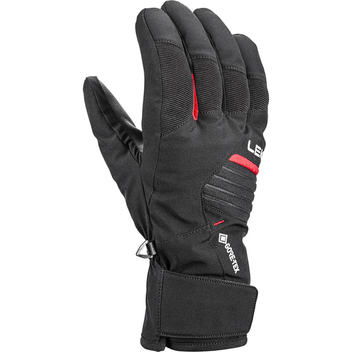 LEKI Unisex-Adult Glove EU 7,5 black-red, EU 7,5 black-red