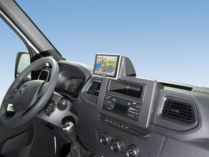 KUDA 7695 Halterung für Navikonsole Opel Movano/Renault Master ab 2019 Kunstleder schwarz