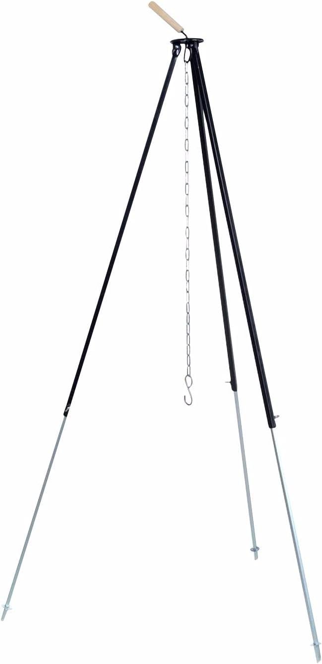 Czaja Feuerschalen® Dreibein mit Kessel 180 cm und 10 Liter Gulaschkessel für Feuerschale - Ungarisc