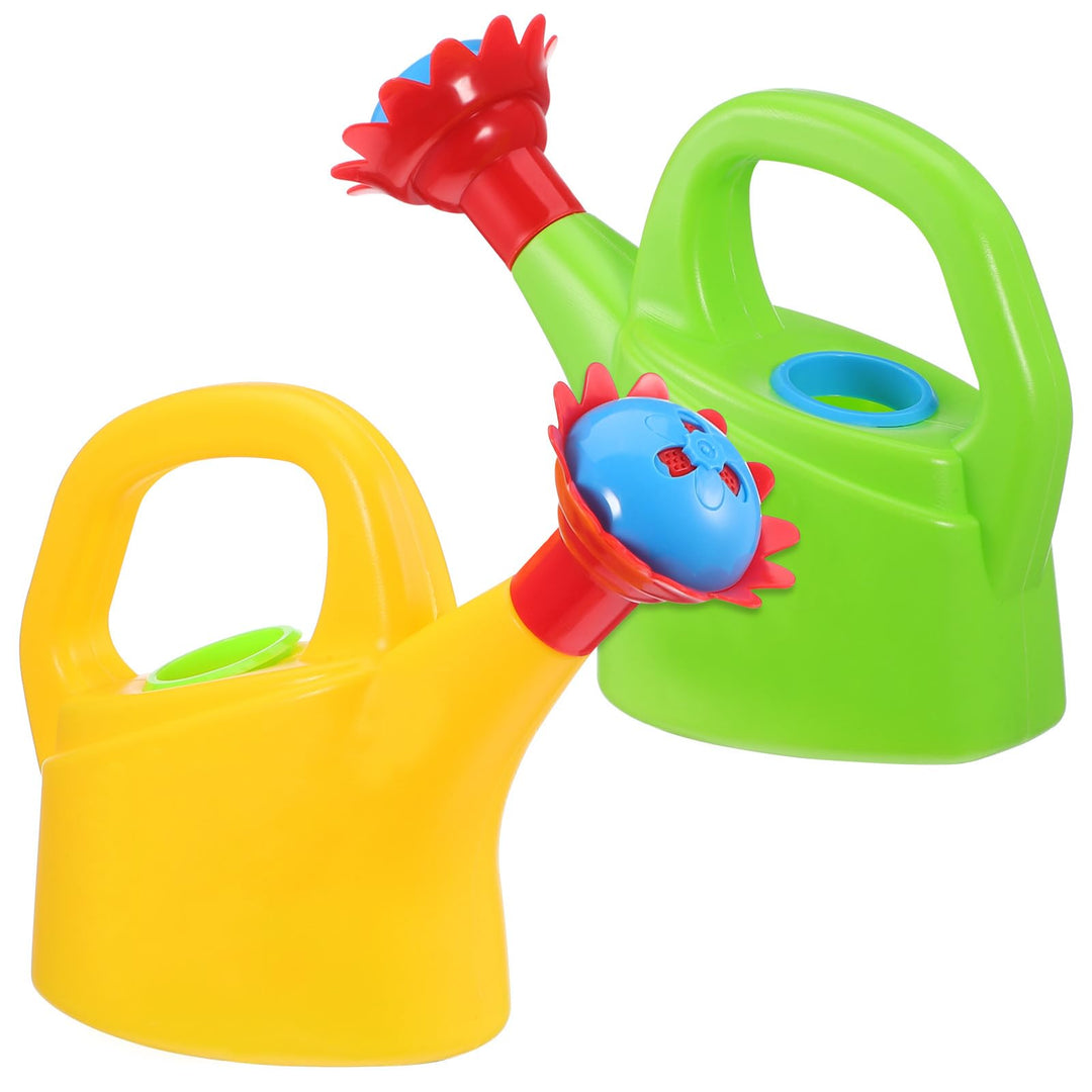 2 Stück Giesskannen aus Kunststoff, Kinderspielzeug, Giesskanne, Pädagogisches Badespielzeug für Zuh