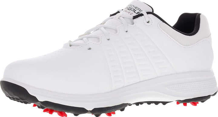 Skechers Herren Torque Waterproof Golf Shoe Golfschuh 41 EU Sohle Weiss Schwarz, 40 EU